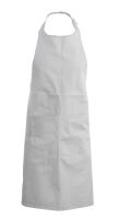 COTTON APRON WITH POCKET Light Grey