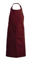 COTTON APRON WITH POCKET Wine