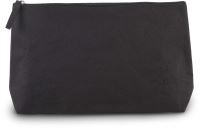 COTTON CANVAS TOILETRY BAG Black