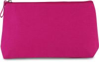 COTTON CANVAS TOILETRY BAG Fuchsia