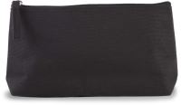 COTTON CANVAS TOILETRY BAG Black