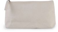 COTTON CANVAS TOILETRY BAG Natural