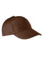 COTTON CAP - 5 PANELS Chocolate