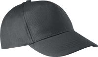 COTTON CAP - 5 PANELS Dark Grey