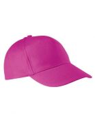 COTTON CAP - 5 PANELS Fuchsia