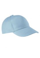 COTTON CAP - 5 PANELS Sky Blue