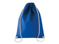 COTTON DRAWSTRING BACKPACK Dark Royal Blue