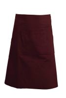 COTTON LONG APRON Wine