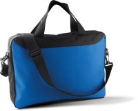 DOCUMENT BAG Black/Royal Blue