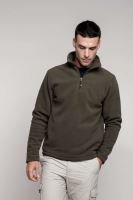 ENZO - ZIP NECK MICROFLEECE JACKET