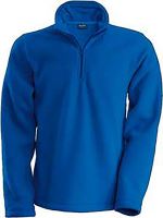 ENZO - ZIP NECK MICROFLEECE JACKET Royal Blue