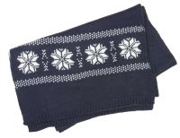 FAIR ISLE SCARF Night Navy