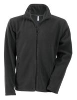 FALCO - FULL ZIP MICROFLEECE JACKET Dark Grey