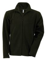 FALCO - FULL ZIP MICROFLEECE JACKET Green Olive