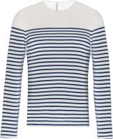 FÉRFI HOSSZÚ UJJÚ BRETON CSÍKOS FELSŐ Striped White/Navy