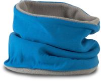 FLEECE-LINED NECKWARMER Lagoon/Light Grey