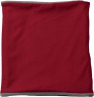 FLEECE-LINED NECKWARMER Red/Light Grey