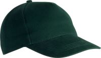 HEAVY COTTON CAP - 5 PANELS Forest Green