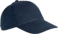 HEAVY COTTON CAP - 5 PANELS Navy