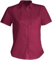 JUDITH > LADIES' SHORT-SLEEVED SHIRT Wine