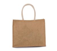 JUTE BEACH BAG Natural/Gold