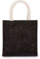 JUTE CANVAS TOTE - SMALL