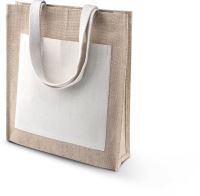 JUTE SHOPPER BAG Natural/Gold