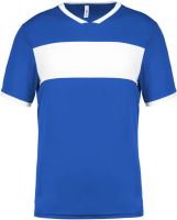 KIDS' SHORT SLEEVE JERSEY Sporty Royal Blue/White