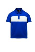 KIDS' SHORT SLEEVE POLO SHIRT Sporty Royal Blue/White