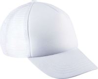 KIDS' TRUCKER MESH CAP - 5 PANELS White