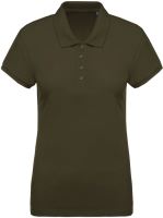 LADIES’ ORGANIC PIQUÉ SHORT-SLEEVED POLO SHIRT Mossy Green