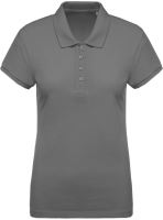 LADIES’ ORGANIC PIQUÉ SHORT-SLEEVED POLO SHIRT Storm Grey