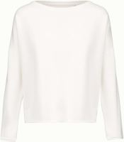 LADIES' OVERSIZED SWEATSHIRT Off White