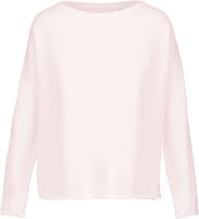 LADIES' OVERSIZED SWEATSHIRT Pale Pink