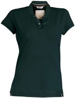 LADIES' SHORT SLEEVE PIQUE POLO SHIRT KARIBAN VINTAGE Vintage Charcoal