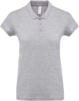 LADIES’ SHORT-SLEEVED PIQUÉ POLO SHIRT Snow Grey