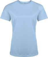 LADIES' SHORT-SLEEVED SPORTS T-SHIRT Sky Blue