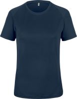 LADIES' SHORT-SLEEVED SPORTS T-SHIRT Sporty Navy