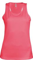 LADIES' SPORTS VEST Fluorescent Pink