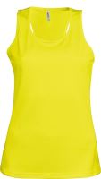 LADIES' SPORTS VEST Fluorescent Yellow