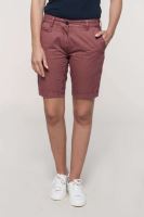 LADIES' WASHED EFFECT BERMUDA SHORTS Washed Charcoal