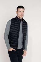 MEN’S LIGHTWEIGHT SLEEVELESS FAKE DOWN JACKET