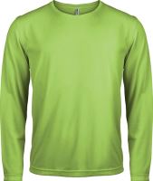 MEN'S LONG-SLEEVED SPORTS T-SHIRT Lime