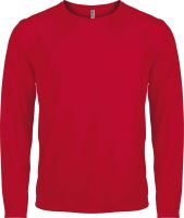 MEN'S LONG-SLEEVED SPORTS T-SHIRT Red