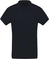 MEN'S ORGANIC PIQUÉ SHORT-SLEEVED POLO SHIRT Navy