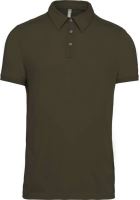 MEN'S SHORT SLEEVED JERSEY POLO SHIRT Light Khaki