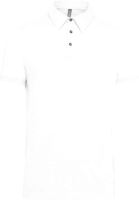 MEN'S SHORT SLEEVED JERSEY POLO SHIRT White