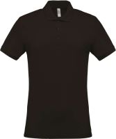 MEN'S SHORT-SLEEVED PIQUÉ POLO SHIRT Dark Grey