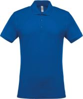 MEN'S SHORT-SLEEVED PIQUÉ POLO SHIRT Light Royal Blue