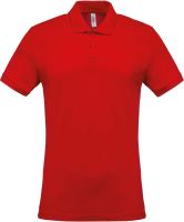 MEN'S SHORT-SLEEVED PIQUÉ POLO SHIRT Red